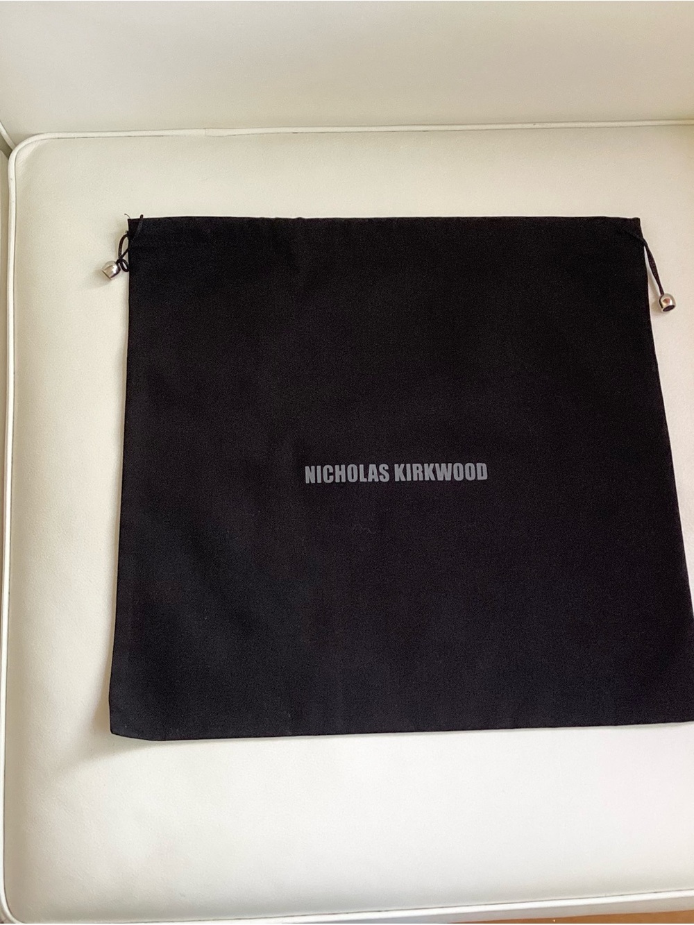 Nicholas Kirkwood Black Drawstring Dust Bag